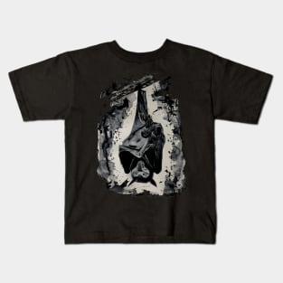 bat watercolor Kids T-Shirt